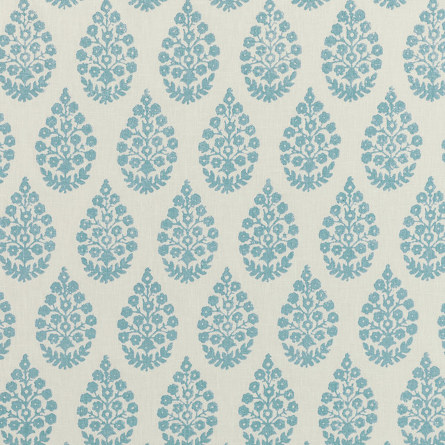 Kravet Basics Fabric Tajpaisley-13 L'INDIENNE COLLECTION POLYESTER - 68%;COTTON - 32% India HEAVY Horizontal: 3.5 and Vertical: 7.625 54 - My Fabric Connection -
