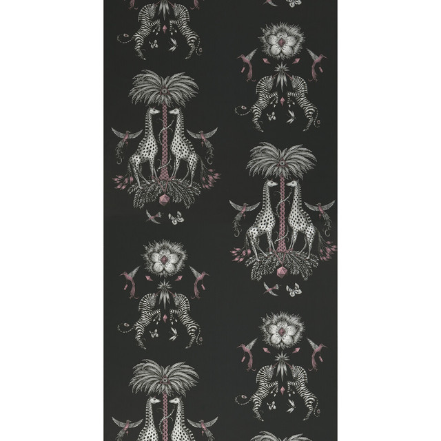 Clarke And Clarke Wallcovering Creatura Charcoal WILDERIE BY EMMA J SHIPLEY FOR C&C NON WOVEN - 100% United Kingdom Horizontal: 0 and Vertical: 25.24 21 - My Fabric Connection -