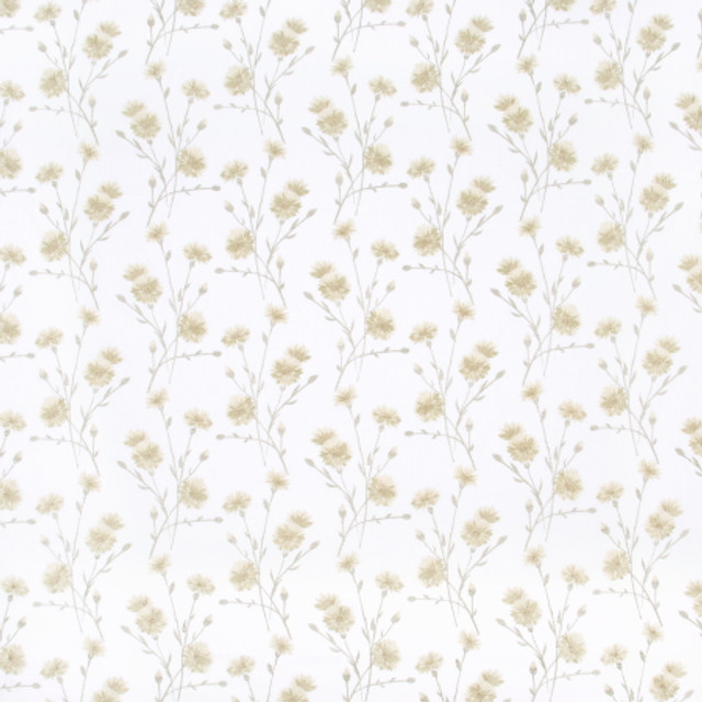 Carole Fabric Place To Rest Chamomile COCONUT CREAM 52% Cotton, 48% Polyester India Passes 30,000 Double Rubs Wyzenbeek Horizontal: 10 3/8" and Vertical: 9 1/4" 52" - My Fabric Connection - Carole Fabric Place To Rest Chamomile COCONUT CREAM 52% Cotton, 48% Polyester India Passes 30,000 Double Rubs Wyzenbeek Horizontal: 10 3/8" and Vertical: 9 1/4" 52" - My Fabric Connection -