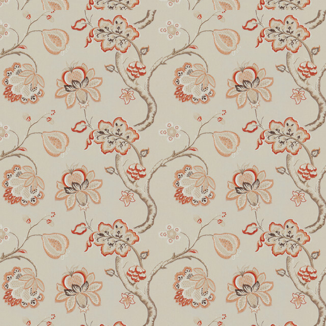 JF Fabric Leap 26J8011 Color Concepts Coral Sky 60% Cotton, 32% Viscose, 8% Polyester India Horizontal: 25.375 and Vertical: 15.5 61 - My Fabric Connection -