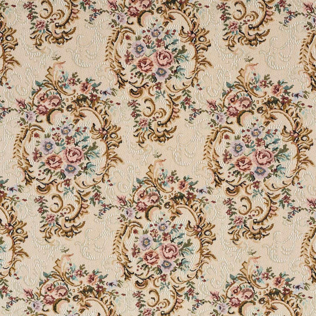 Charlotte Fabric D2052 Victoria Tapestry Classics II 39% Olefin, 32% Polyester, 29% Cotton Asia Exceeds 100,000 Wyzenbeek Rubs (Heavy Duty) </p><p>Repeat: Horizontal: 13.5" x Vertical: 13.5" 54 Inches - My Fabric Connection -