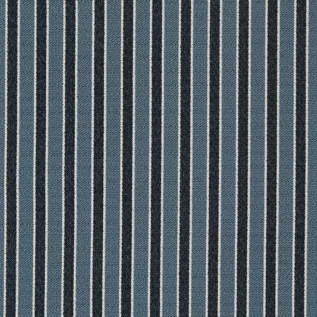 Charlotte Fabric D2133 River Stripe Small Scale Patterns 100% Woven Polyester Asia Exceeds 100,000 Wyzenbeek Rubs (Heavy Duty) </p><p>Repeat: Horizontal: 1" 54 Inches - My Fabric Connection -