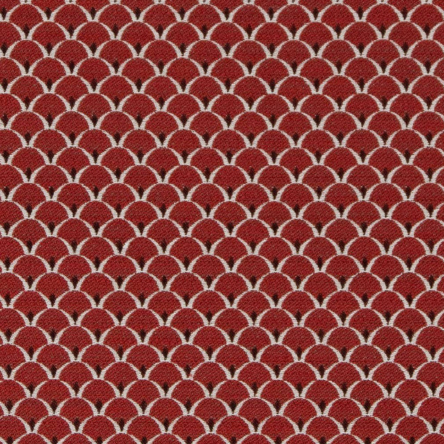 Charlotte Fabric D2142 Ruby Scales Small Scale Patterns 100% Woven Polyester Asia Exceeds 100,000 Wyzenbeek Rubs (Heavy Duty) </p><p>Repeat: Horizontal: 1" x Vertical: 1" 54 Inches - My Fabric Connection -