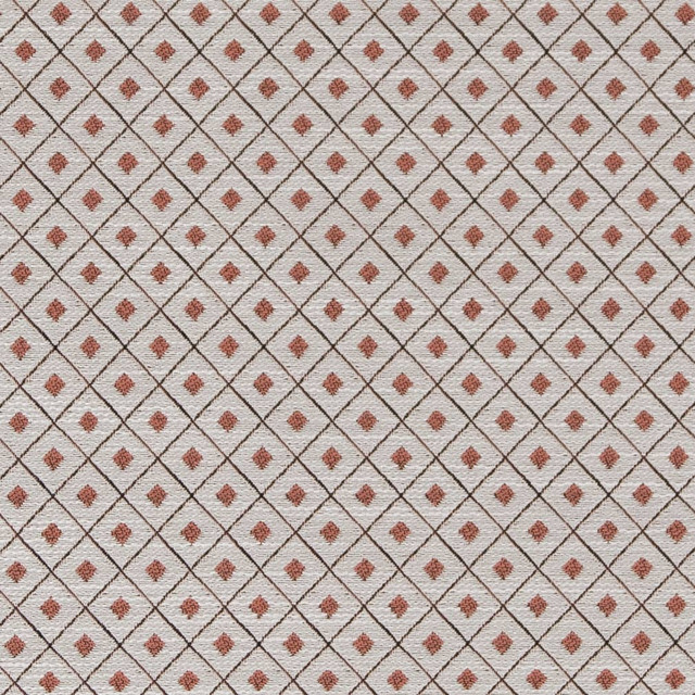 Charlotte Fabric D2151 Salmon Diamond Small Scale Patterns 100% Woven Polyester Asia Exceeds 100,000 Wyzenbeek Rubs (Heavy Duty) </p><p>Repeat: Horizontal: 1" x Vertical: 1" 54 Inches - My Fabric Connection -