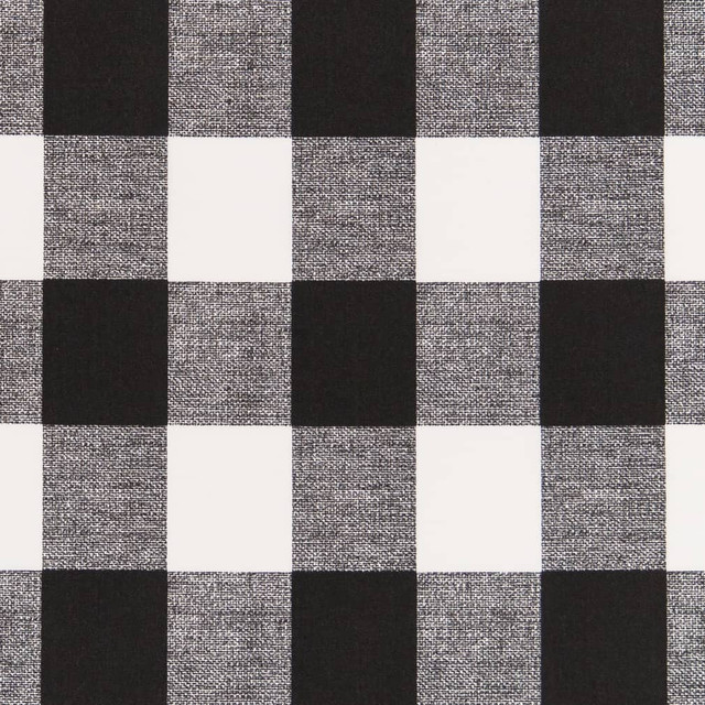 Charlotte Fabric D2457 Black Patio Prints 100% Polyester Made in USA Exceeds 60,000 Wyzenbeek Rubs (Heavy Duty) </p><p>Repeat: Horizontal 5.25" x Vertical 6.25" 54 Inches - My Fabric Connection -