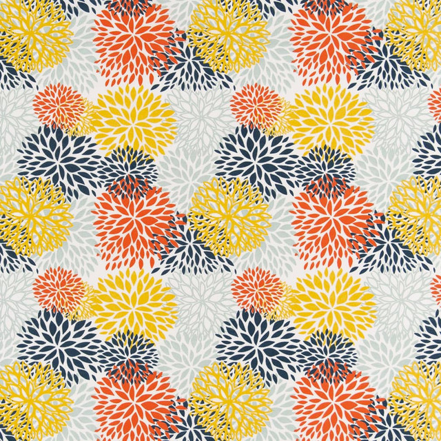 Charlotte Fabric D2463 Fiesta Patio Prints 100% Polyester Made in USA Exceeds 60,000 Wyzenbeek Rubs (Heavy Duty) </p><p>Repeat: Horizontal 13.5" x Vertical 12.5" 54 Inches - My Fabric Connection -