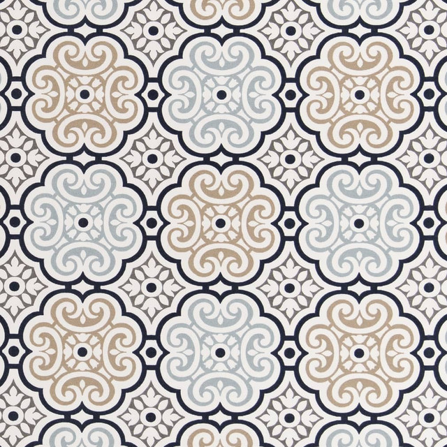 Charlotte Fabric D2482 Stone Patio Prints 100% Polyester Made in USA Exceeds 60,000 Wyzenbeek Rubs (Heavy Duty) </p><p>Repeat: Horizontal 13.5" x Vertical 12" 54 Inches - My Fabric Connection -