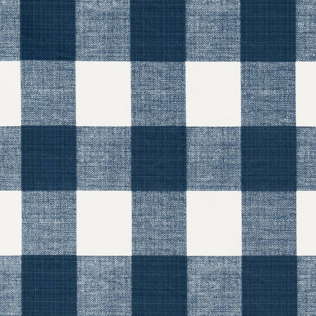 Charlotte Fabric D2497 Indigo Patio Prints 100% Polyester Made in USA Exceeds 60,000 Wyzenbeek Rubs (Heavy Duty) </p><p>Repeat: Horizontal 5.25" x Vertical 6.25" 54 Inches - My Fabric Connection -