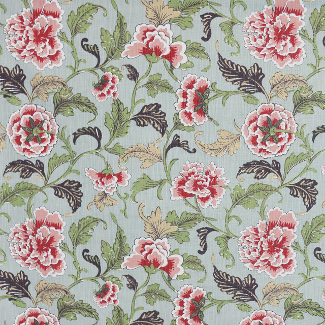 Greenhouse Fabric S3970 Surf 55% Cotton, 45% Polyester China 15,000 double rubs </p><p>Repeat: 27.5" H, 24.5" V 56" - My Fabric Connection -