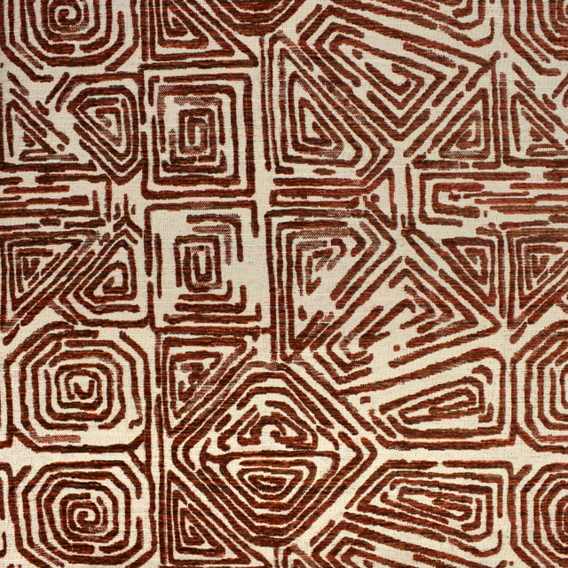 Greenhouse Fabric F2839 Brick 100% Polyester China 50,000 double rubs </p><p>Repeat: 14.25" H, 14.5" V 57" - My Fabric Connection -