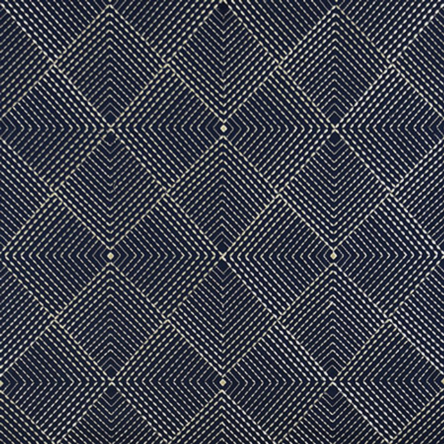 Carole Fabric Focus On Me Navy From The Heart 65% Cotton, 30% Rayon, 5% Zari India N/A </p><p>Repeat: 15" V, 13" H 52" - My Fabric Connection -