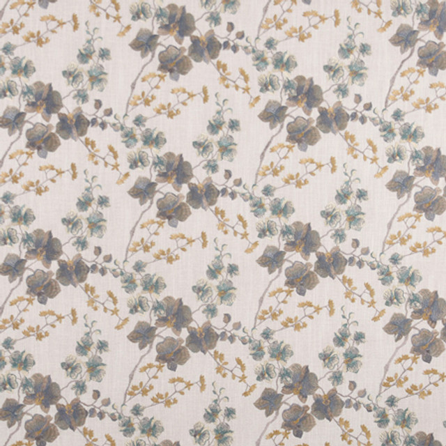 Carole Fabric Park Garden Dresden From The Heart 75% Cotton, 25% Polyester India N/A </p><p>Repeat: 9 1/2" V, 17" H 51.5" - My Fabric Connection -