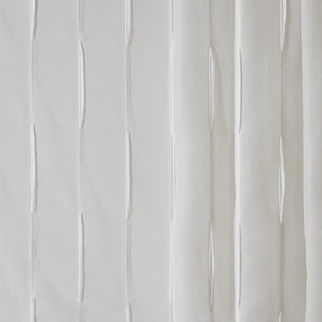 Carole Fabric Original Thought White Sheer Philosophy 100% Polyester Turkey N/A </p><p>Repeat: 7 1/2" V, 4" H 118" - My Fabric Connection -