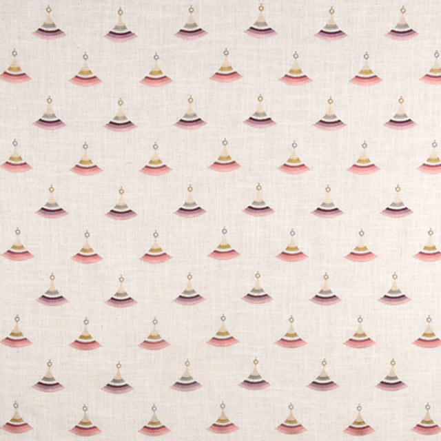 Carole Fabric Fan Out Petal Well-Traveled 86% Polyester, 9% Rayon, 5% Linen China 60,000 Wyzenbeek Double Rubs </p><p>Repeat: 5 3/4" V, 4 1/2" H 55" - My Fabric Connection -