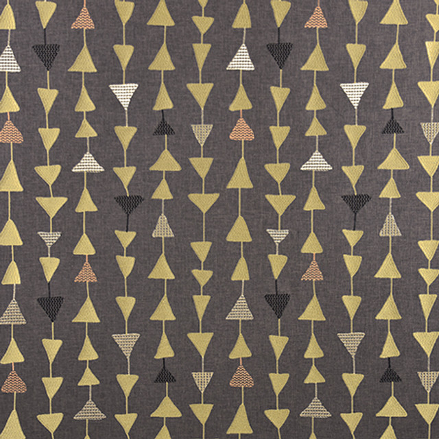 Carole Fabric Point The Way River Rock Well-Traveled 52% Polyester, 48% Cotton India 80,000 Wyzenbeek Double Rubs </p><p>Repeat: 18 1/4" V, 17" H 51" - My Fabric Connection -