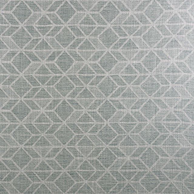 Carole Fabric Whistling Point Mist Well-Traveled 100% Polyester India 100,000 Wyzenbeek Double Rubs </p><p>Repeat: 7 3/4" V, 7" H 56" - My Fabric Connection -