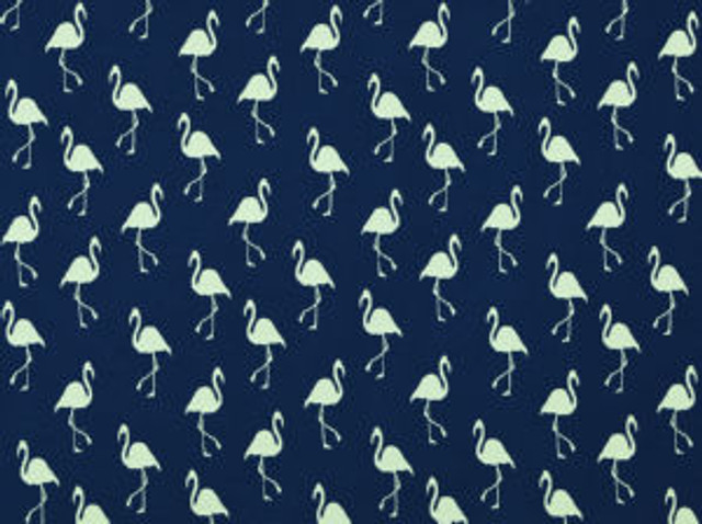 Norbar Fabric Flight Dark Denim 557 HEAT WAVE 100% POLYPROPYLENE TURKEY 14 1/2"V 14"H 54 - My Fabric Connection -