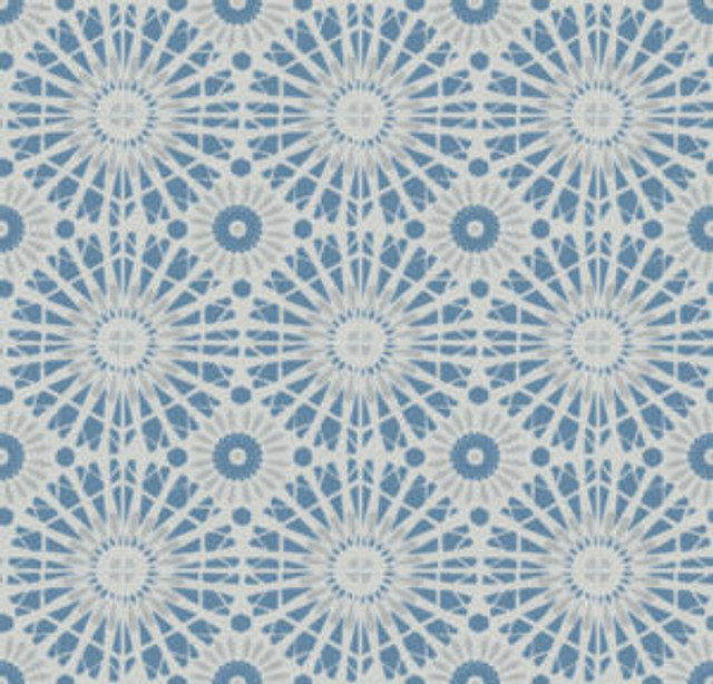 Norbar Fabric Lagoon Sky 61 HEAT WAVE 100% SOLUTION DYED ACRYLIC GERMANY 8 3/4"V 9"H 54 - My Fabric Connection -