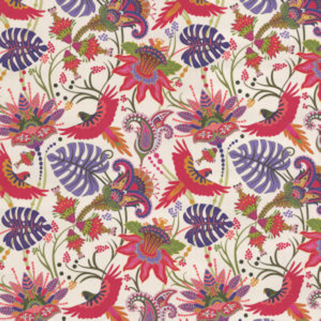 Norbar Fabric Shandu Purple HEAT WAVE 100% ACRYLIC ITALY 13 1/4"V 13 1/2"H 63 - My Fabric Connection -