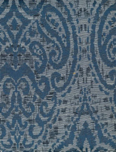 Norbar Fabric Carlos Dark Blue SPLENDOR 83% POLYESTER 17% VISCOSE CHINA 26"V 9 7/8"H 55 - My Fabric Connection -