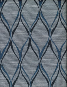 Norbar Fabric Corolla Dark Blue SPLENDOR 83% POLYESTER 17% VISCOSE CHINA 6 3/4"V 2 1/2"H 55 - My Fabric Connection -