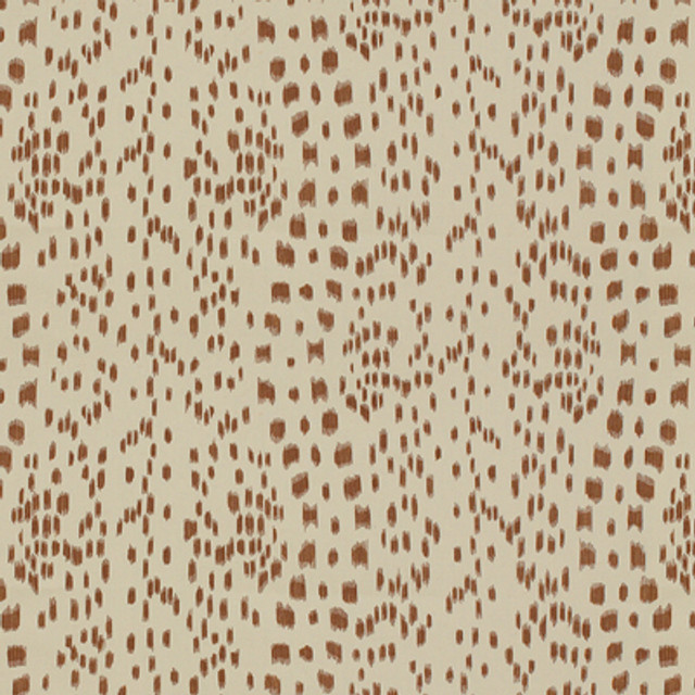 Brunschwig & Fils Fabric Les Touches Tan Fabric COTTON - 100% United States </p><p>Repeat: H: 24, V: 13.5 52 - My Fabric Connection -