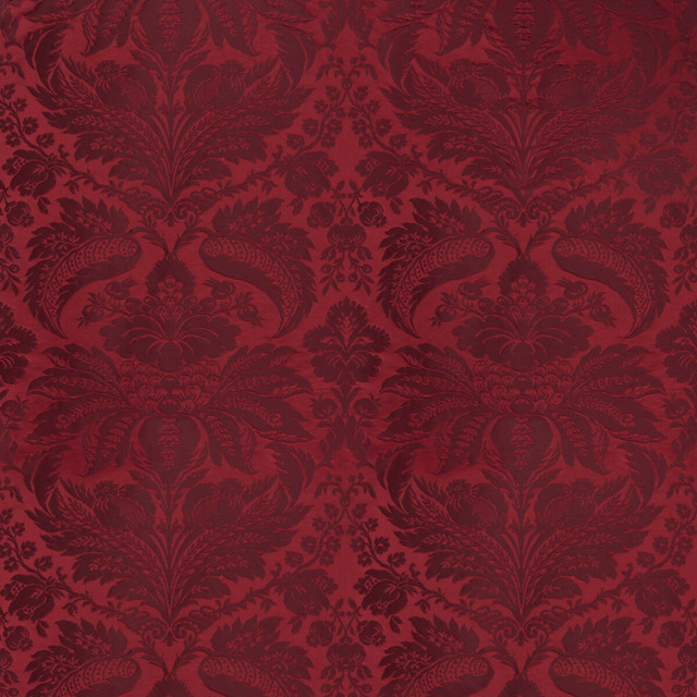 Brunschwig & Fils Fabric Damask Pierre Grape Fabric COTTON - 70%;SILK - 30% France LIGHT </p><p>Repeat: H: 25.5, V: 31 51 - My Fabric Connection -