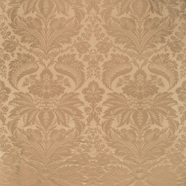 Brunschwig & Fils Fabric Damask Pierre Allspice Fabric COTTON - 70%;SILK - 30% France LIGHT </p><p>Repeat: H: 25.5, V: 31 51 - My Fabric Connection -