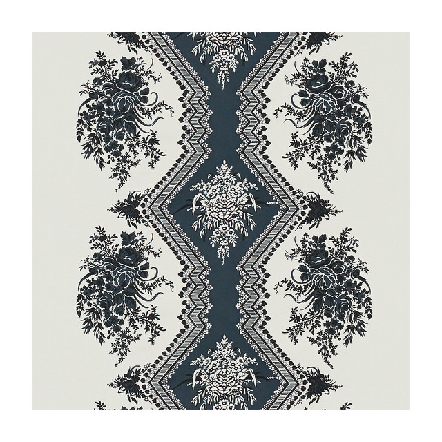 Brunschwig & Fils Fabric Coppelia Satin White Fabric COTTON - 100% France </p><p>Repeat: H: 24.41, V: 11.81 55.11 - My Fabric Connection -