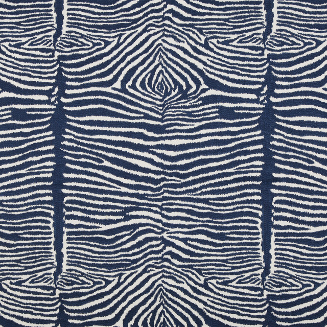 Brunschwig & Fils Fabric Le Zebre Emb Navy Fabric VISCOSE - 37%;LINEN - 29%;COTTON - 26%;POLYESTER - 8% India </p><p>Repeat: H: 25.5, V: 31.5 50 - My Fabric Connection -