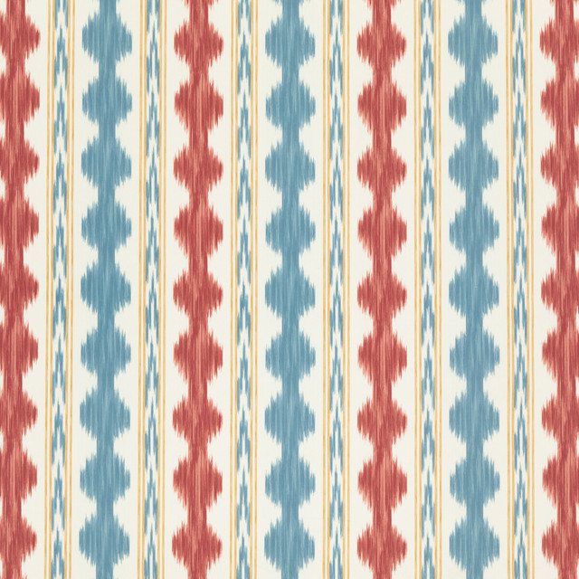 Brunschwig & Fils Fabric Avera Print Red Fabric COTTON - 100% France HEAVY </p><p>Repeat: H: 13.396, V: 9.062 53.584 - My Fabric Connection -