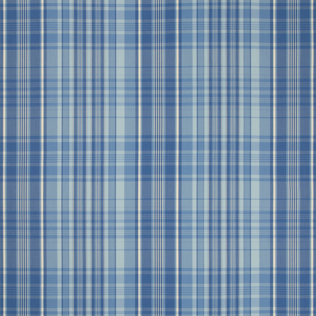 Brunschwig & Fils Fabric Guernsey Check Blue Fabric COTTON - 100% India </p><p>Repeat: H: 13.7, V: 13.6 53.5 - My Fabric Connection -