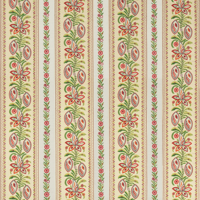 Brunschwig & Fils Fabric Henner Emb Spring Fabric COTTON - 75%;POLYESTER - 25% India </p><p>Repeat: H: 17.32, V: 15.74 51 - My Fabric Connection -