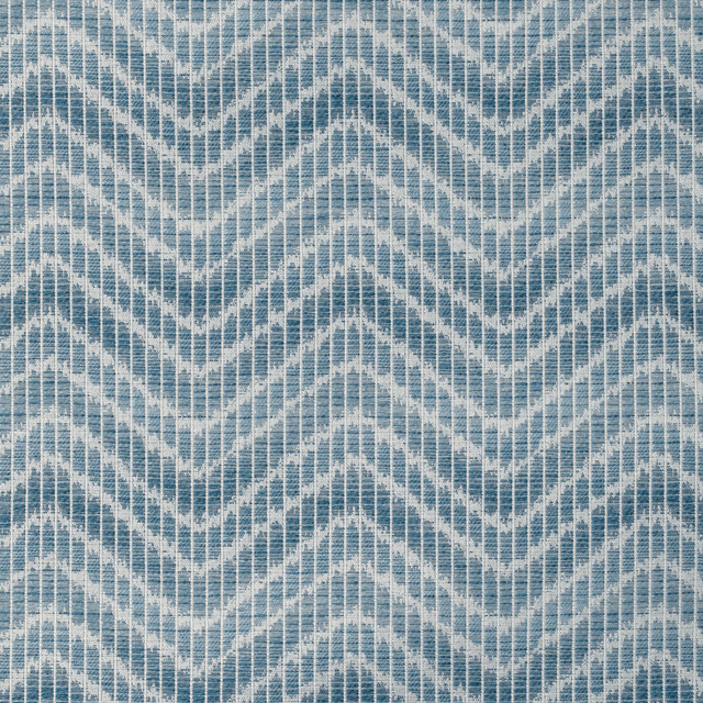 Brunschwig & Fils Fabric Chausey Woven Blue Fabric COTTON - 52%;RAYON - 43%;FLAX - 5% United States </p><p>Repeat: H: 6.75, V: 8.88 54 - My Fabric Connection -