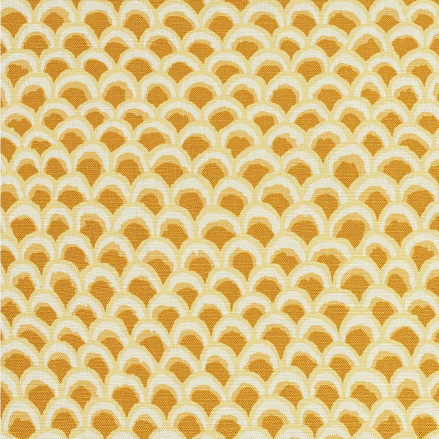 Brunschwig & Fils Fabric Pave Ii Print Canary Fabric LINEN - 100% Italy MEDIUM </p><p>Repeat: H: 18, V: 9.05 54 - My Fabric Connection -