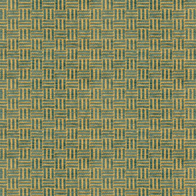 Brunschwig & Fils Fabric Reed Texture Aquamarine Fabric RAYON - 55%;COTTON - 45% United States </p><p>Repeat: H: 1.75, V: 1.5 54 - My Fabric Connection -