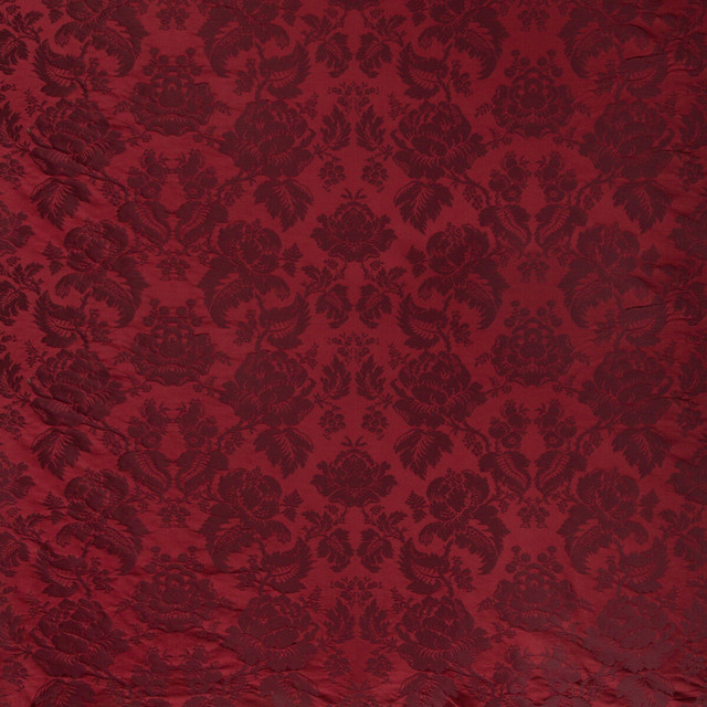 Brunschwig & Fils Fabric Moulins Damask Grape Fabric COTTON - 72%;SILK - 28% France LIGHT </p><p>Repeat: H: 25.5, V: 18 51 - My Fabric Connection -