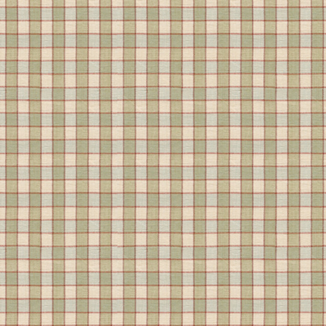 Brunschwig & Fils Fabric La Seyne Check Sandstone Fabric COTTON - 100% India LIGHT </p><p>Repeat: H: 0.8, V: 0.8 53 - My Fabric Connection -