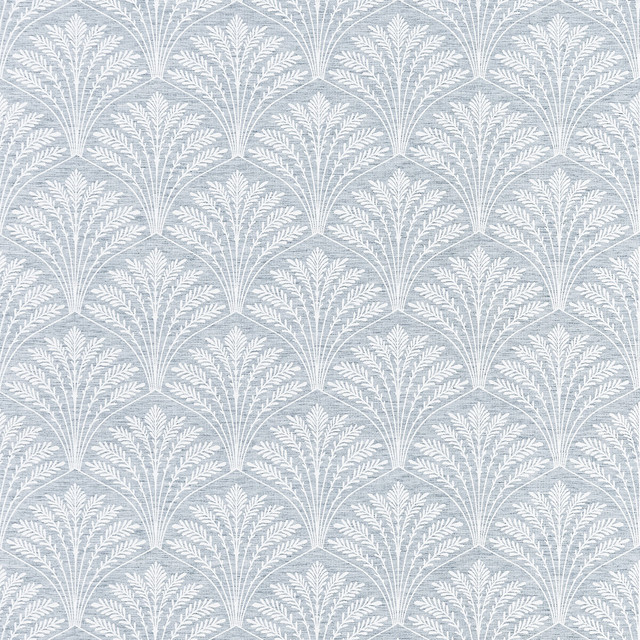 Clarke And Clarke Fabric Freja Chambray Fabric POLYESTER - 92%;COTTON - 8% India </p><p>Repeat: H: 9, V: 9.06 55 - My Fabric Connection -