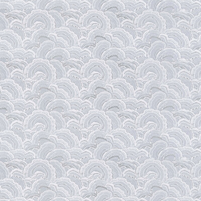 Clarke And Clarke Fabric Langei Silver Fabric POLYESTER - 62%;COTTON - 38% India </p><p>Repeat: H: 13.5, V: 11.42 54 - My Fabric Connection -