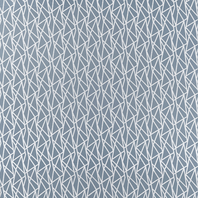 Clarke And Clarke Fabric Geomo Twilight Fabric POLYESTER - 75%;COTTON - 25% India </p><p>Repeat: H: 13.5, V: 6.7 54 - My Fabric Connection -