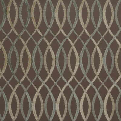 Lee Jofa Modern Fabric Infinity Taupe/Aqua Fabric VISCOSE - 92%;POLYESTER - 8% Belgium LIGHT </p><p>Repeat: H: 2.75, V: 10 53 - My Fabric Connection -