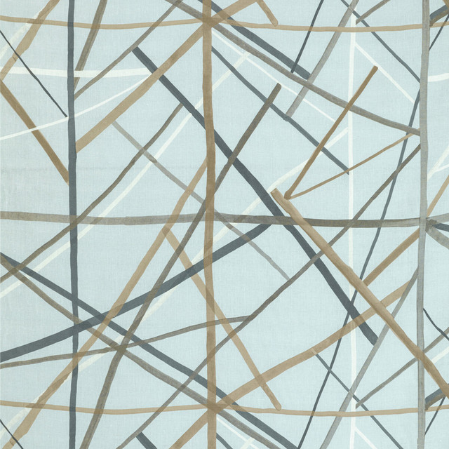 Lee Jofa Modern Fabric Simpatico Print Cinder Fabric LINEN - 100% Italy MEDIUM </p><p>Repeat: H: 27.56, V: 41.34 55.12 - My Fabric Connection -