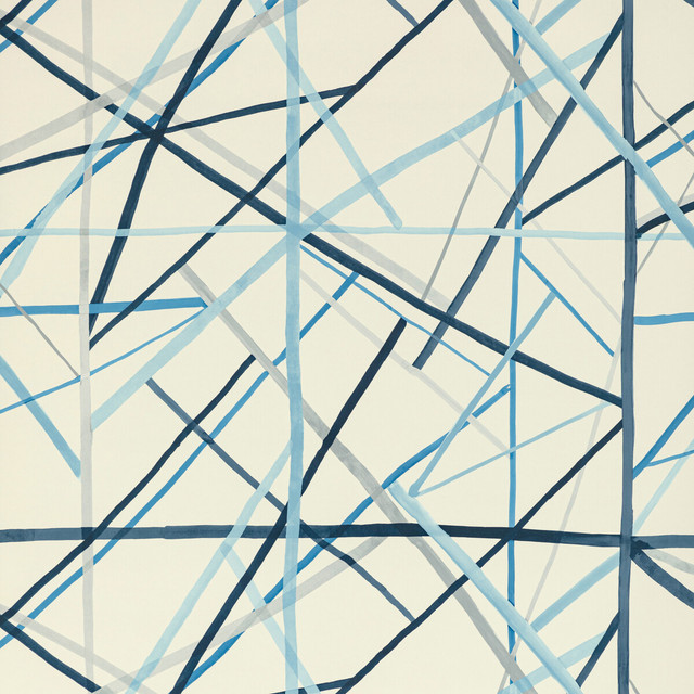 Lee Jofa Modern Wallcovering Simpatico Paper Sky Wallcovering WOOD PULP - 45%;BINDER - 20%;MINERAL FILLERS - 20%;POLYESTER - 15% United Kingdom </p><p>Repeat: H: 55, V: 41.3 55 - My Fabric Connection -