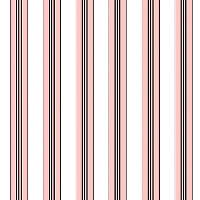 Brunschwig & Fils Wallcovering Rayure Lione Rose Wallcovering CELLULOSE - 72%;POLYESTER - 28% France </p><p>Repeat: H: 7.87, V: 0 47.24 - My Fabric Connection -