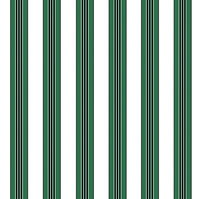 Brunschwig & Fils Wallcovering Rayure Lione Emerald Wallcovering CELLULOSE - 72%;POLYESTER - 28% France </p><p>Repeat: H: 7.87, V: 0 47.24 - My Fabric Connection -