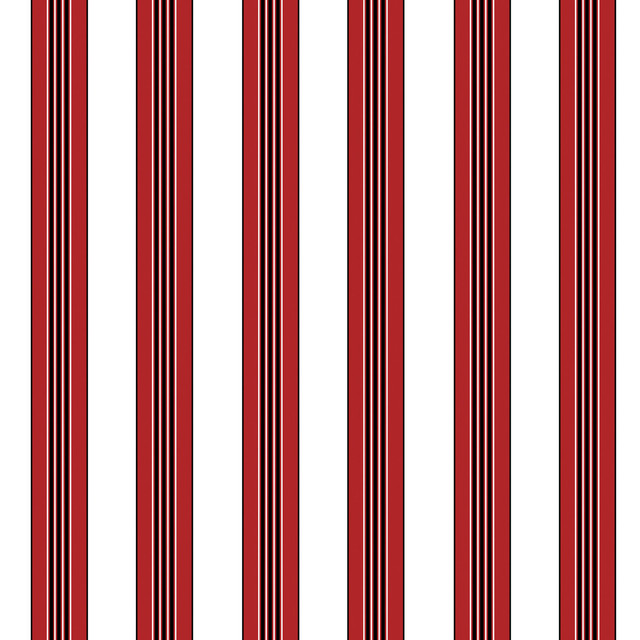 Brunschwig & Fils Wallcovering Rayure Lione Red Wallcovering CELLULOSE - 72%;POLYESTER - 28% France </p><p>Repeat: H: 7.87, V: 0 47.24 - My Fabric Connection -