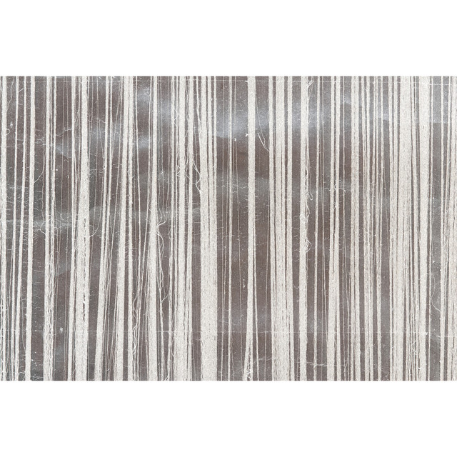 Brunschwig & Fils Wallcovering Taki Tin Wallcovering SILVER LEAF - 80%;SILK - 20% Japan </p><p>Repeat: H: 6, V: 6 36 - My Fabric Connection -