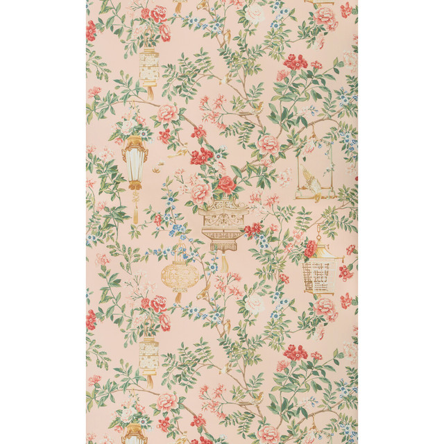 Brunschwig & Fils Wallcovering Jardin Fleuri Petal Wallcovering CELLULOSE - 62%;BINDER - 16%;POLYESTER - 14%;MINERAL FILLERS - 8% Italy </p><p>Repeat: H: 53.54, V: 56.69 53.54 - My Fabric Connection -