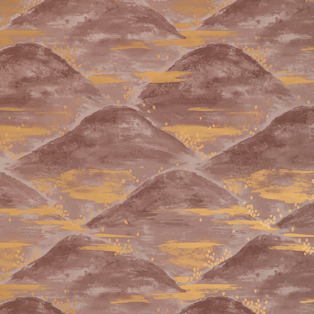 Brunschwig & Fils Wallcovering La Brume Terracotta Wallcovering PAPER - 100% United States </p><p>Repeat: H: 18, V: 24 36 - My Fabric Connection -